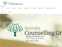 Tablet Screenshot of counsellinggroup.org